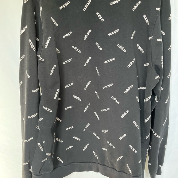 Adidas Y2K Graphic Black Crewneck Size 2X - Picture 12 of 14